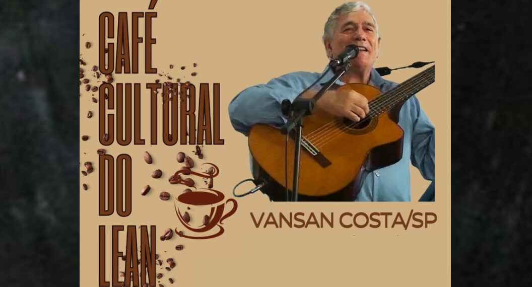 Próximo domingo no Café Cultural do LEAN terá a participação de Vansan