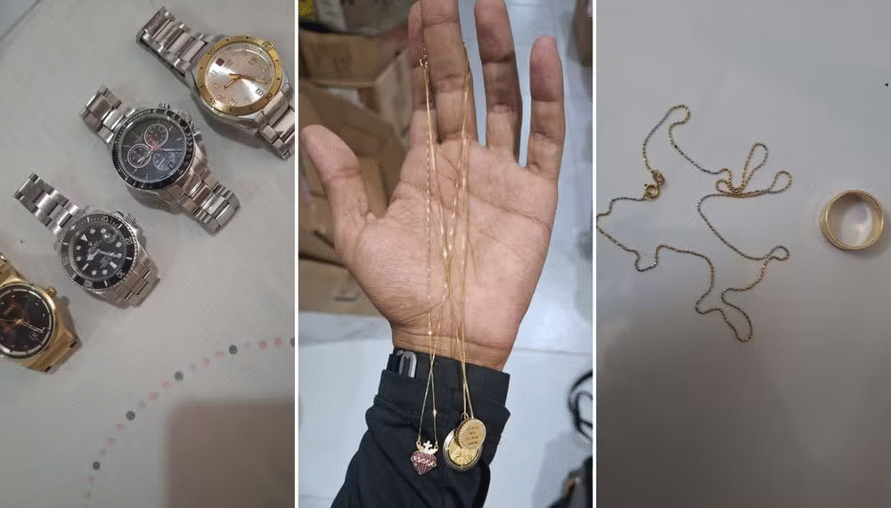 Polícia prende suspeitos de se passarem por técnicos de manutenção para furtar relógios e joias de casas de Natal