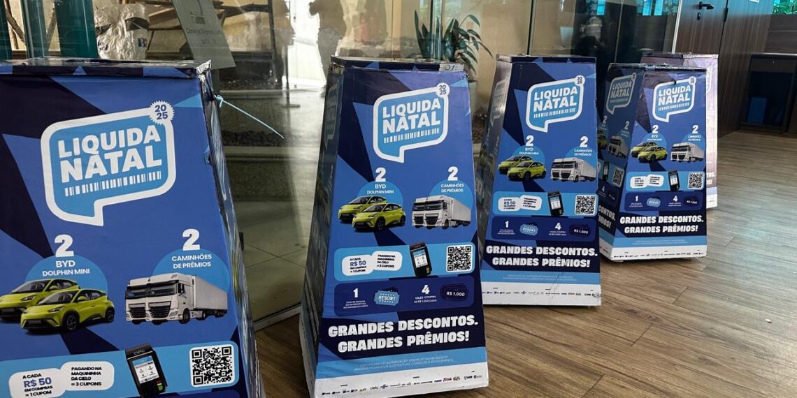 Consumidores têm até o dia 15/09 para depositar os cupons da Liquida Natal