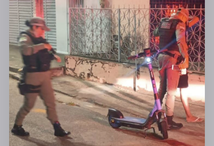 Criminosos usam patinetes alugados com cartões clonados para traficar drogas em Natal