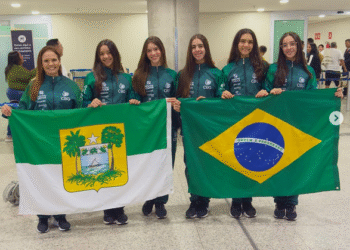 Ginastas do RN representam o Brasil no Sul-americano na Argentina