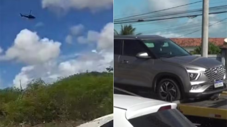 Perseguição policial após roubo de carro termina com mulher morta na BR-101