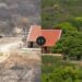 Antes e depois: Fotos mostram transformação de paisagem após chuvas no interior do RN