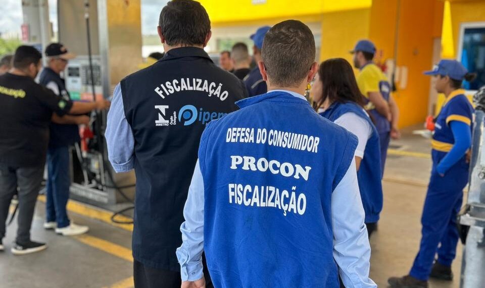Operação integrada do Ipem-RN e Procon-RN em Mossoró é finalizada com 22% de reprovação em bombas de combustível