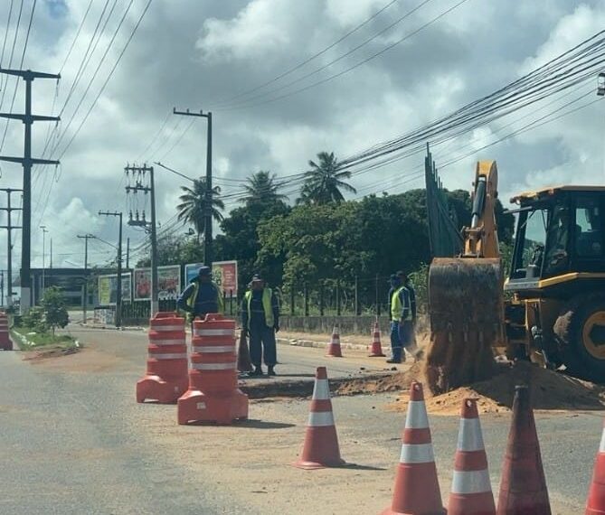 Interdição: obra da Caern na Avenida Abel Cabral tem prazo reprogramado