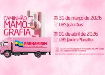 Caminhão da Mamografia: Serviço é disponibilizado nas UBSs João Dias e Jardim Planalto em Parnamirim