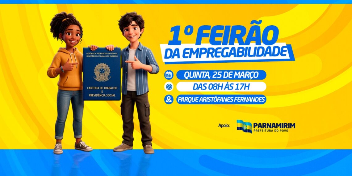 Feirão de Empregabilidade oferece mais de 600 vagas em Parnamirim