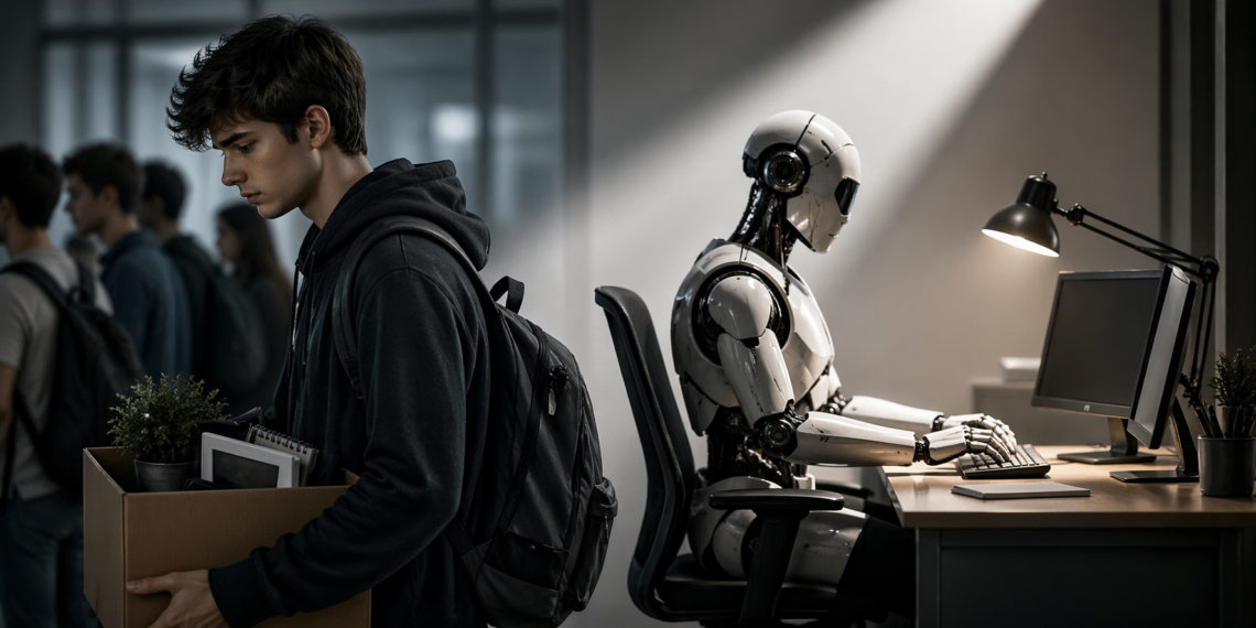 IA tira dos jovens o primeiro emprego, ocupa seu lugar e rompe a formação de profissionais