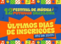 Última semana de inscrições para o 12º Festival Música Potiguar Brasileira