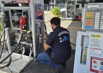 Ipem-RN realiza fiscalização em postos de combustíveis de Natal e reprova 31% dos bicos vistoriados