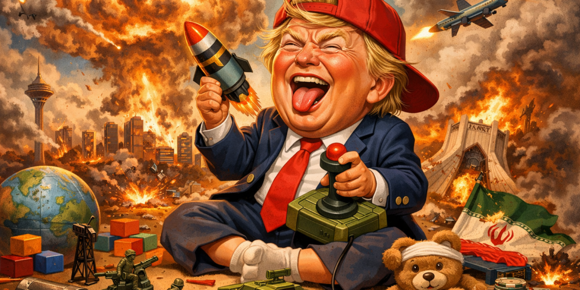 Trump monetiza o caos — e o mundo assiste à barbárie virar método