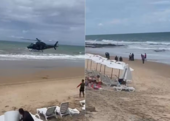 Turista morre afogado e filho é resgatado na praia de Ponta Negra, em Natal