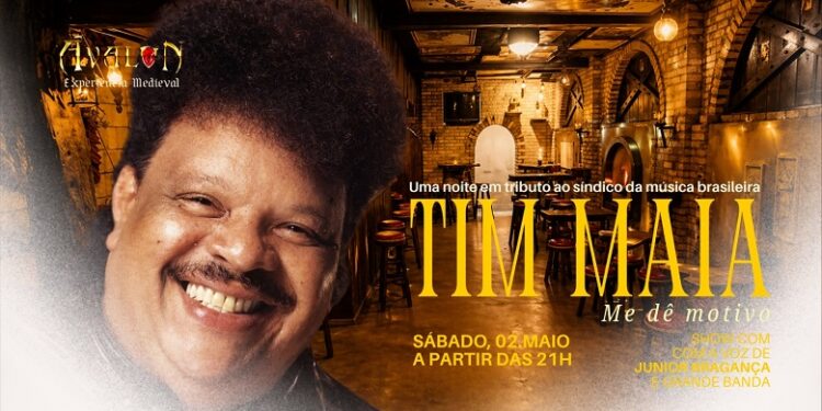 Ávalon recebe show em homenagem a Tim Maia neste sábado, 2 de maio
