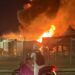 [VÍDEO] Incêndio atinge Circo do Tirulipa ao lado da Arena das Dunas em Natal