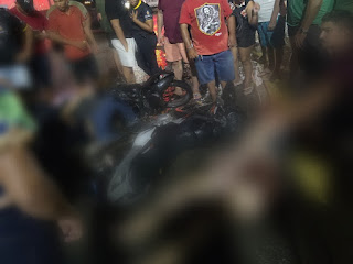 Colisão moto com moto deixa uma pessoa morta e outra ferida em Itaú