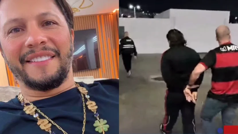 Chorão, chefe do Comando Vermelho do RN, é preso ao tentar entrar no Maracanã para jogo do Flamengo; veja o vídeo