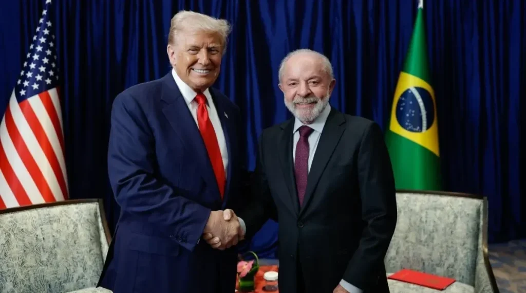 Lula chega à Casa Branca para encontro com Trump
