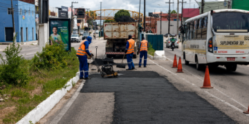 Entre maio e junho, Seinfra recupera 36 vias em diferentes regiões de Natal