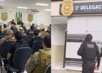 [VÍDEO] Seis suspeitos são presos durante operação contra facção ligada a homicídios no RN
