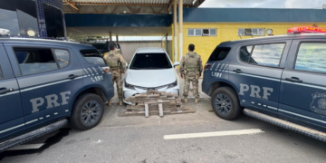 PRF apreende mais de 100 kg de maconha na BR-304 e prende motorista em Macaíba