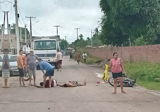 Duas pessoas ficam feridas após sofrerem acidente nesta manhã de Domingo (14) em Macaíba