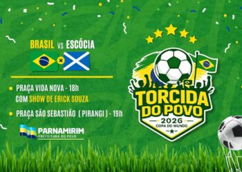 Prefeitura de Parnamirim promove transmissão de Brasil x Escócia em dois polos da Torcida do Povo