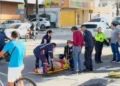 Motociclista é arremessado após avançar sinal nos cruzamentos das avenidas Antônio Basílio e Romualdo Galvão