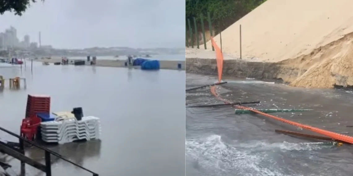 Engorda de Ponta Negra entra na mira do TCU por risco de deterioração antes do previsto
