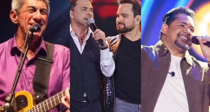 Fagner, Zezo e Zezé di Camargo e Luciano se apresentam no São de João de Natal neste sábado (13); veja programação