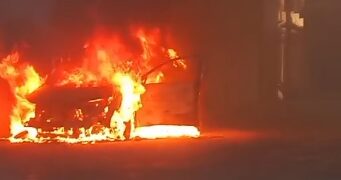 Vídeo: Incêndio atinge loja de veículos em Nova Parnamirim