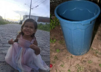 Menina de 2 anos morre afogada após cair em balde no quintal de casa em Natal