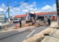 VÍDEO: Obra da Caern altera trânsito no Canto do Mangue e deve durar três semanas