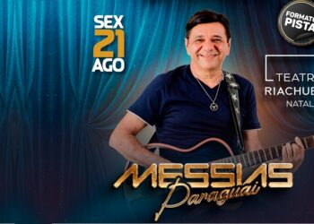 Messias Paraguai celebra 40 anos de carreira com show especial no Teatro Riachuelo