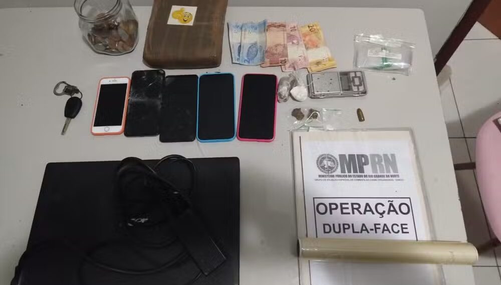 MPRN faz operação contra tráfico e lavagem de dinheiro de facção criminosa no RN