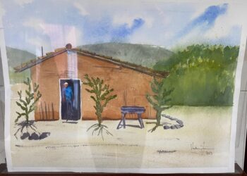 Recanto Cultural da Casa Durval Paiva recebe exposição de aquarelas