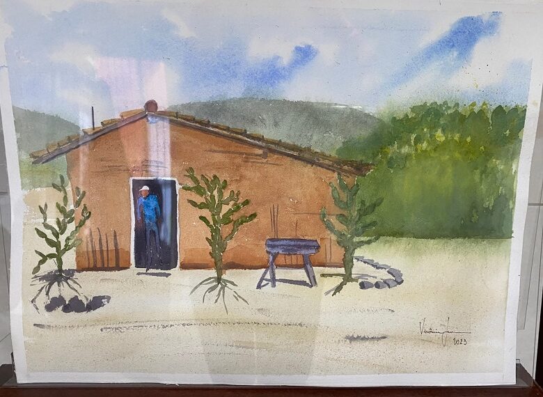 Recanto Cultural da Casa Durval Paiva recebe exposição de aquarelas