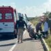 Acidente entre motos e bicicleta deixa quatro feridos na BR-101 na Grande Natal