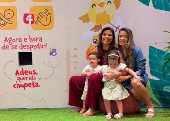 “Tchau, Chupeta”: espaço transforma marco da infância em doação de fraldas para ONGs