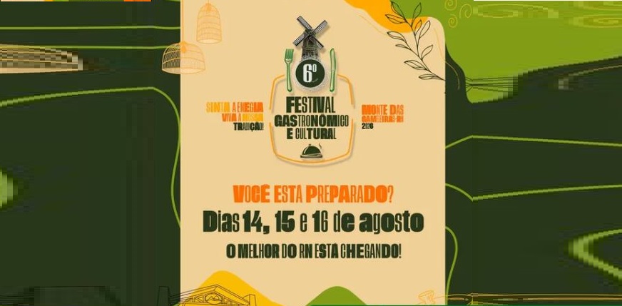 6º Festival Gastronômico e Cultural de Monte das Gameleiras começa nesta sexta (14)