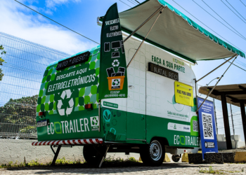 Ecotrailer recebe lixo eletrônico até 17 de setembro na UFRN