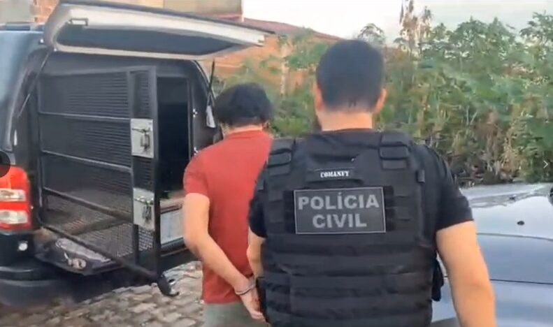 Polícia prende três suspeitos de roubo e extorsão contra família em Felipe Camarão