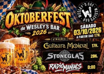 Wesley’s Bar abre October Fest com noite épica de rock, metal medieval com o Guitaura Medieval