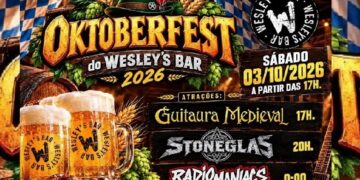 Wesley’s Bar abre October Fest com noite épica de rock, metal medieval com o Guitaura Medieval