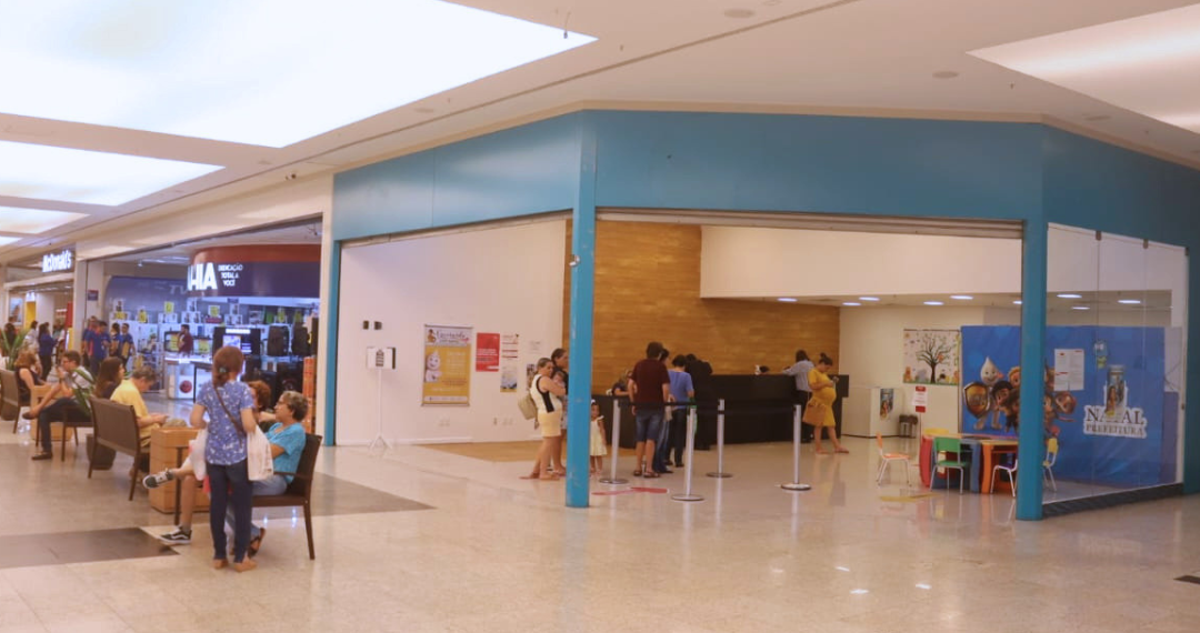 SMS Natal informa alteração no funcionamento do ponto extra de vacinação do Shopping Midway Mall