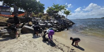 Dia Mundial da Limpeza: mutirão retira cerca de 200 quilos de resíduos da Praia da Redinha