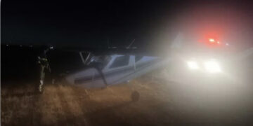 Avião de pequeno porte sai da pista durante pouso no interior do RN