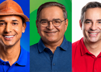 Allyson lidera disputa pelo Governo do RN com 37,42%; Álvaro tem 20,56% e Cadu, 17,96%