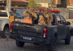 Foragido que atirou contra policiais no RN é preso após tentar fugir pelos muros na Paraíba