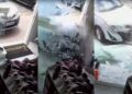 VÍDEO: Carro destrói vitrine e invade loja de calçados no interior do RN
