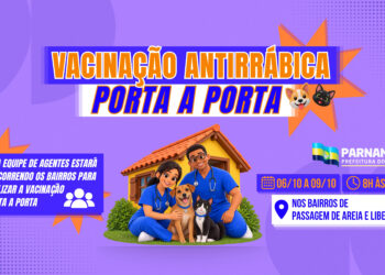 Vacinação antirrábica: Porta a porta segue nos bairros Passagem de Areia e Liberdade em Parnamirim